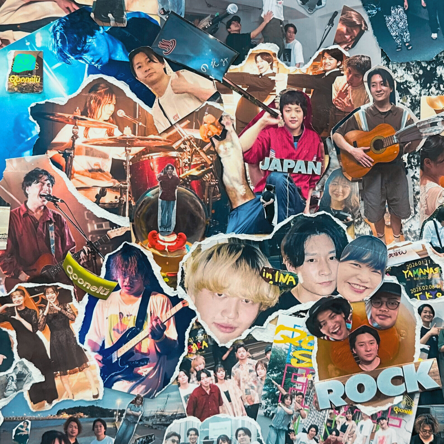 Qoonelu 1st Album 無駄を愛する ジャケット